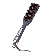 Hairitage Smooth Sailing Verwarmde Keramische Stylingborstel voor Rechtmaken, Ontwarren + Föhnen - Vermindert Pluizen
