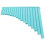2Sets Speelse Skyblauwe Panfluit Met 18 Buizen, Voor Beginners 2
