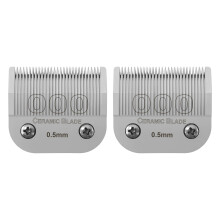 000 Verwisselbare Vervangingsset voor Keramische Blades, Snijlengte 1/50-Inch (0.5MM), compatibel met Andis/Oster Classic 76