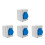 4St Compacte Buiten Stopcontactdoos Met Schakelaar IP65 Waterdicht ABS 9