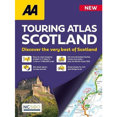 AA Touring Atlas Scotland Other Book