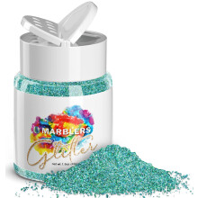 MARBLERS Holografisch Glitter [Unicorn Teal] 1.5oz (42g) | Fijn | Niet-toxisch, Vegan, Cruelty-Free | Make-up