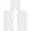 15Pièces Couvre-Bocaux Tissu Polyester Multi-Usage 8