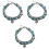 3Pièces Bracelet Mode Multi-Couches Ajustable 3