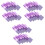30Pièces Violet Organza Cordon Cadeau Durable 3