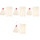 4Ensembles Bonnets Bain Sauna Rouges En Feutre Confortables 3