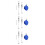 3Ensembles Leviers Effort Réduit Bleu Aluminium Durable 9