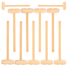 36Pièces Mini Marteaux Bois Sécurisés Cadeau Jouet Éducatif