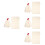 4Ensembles Bonnets Bain Sauna Rouges En Feutre Confortables 6