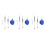 3Ensembles Leviers Effort Réduit Bleu Aluminium Durable 6