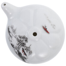 2Pièces Accessoire De En Céramique Blanche Design