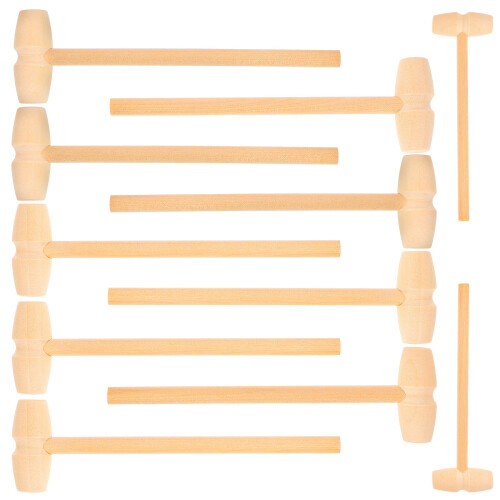 36Pièces Mini Marteaux Bois Sécurisés Cadeau Jouet Éducatif 1