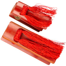 3Paires Bambou Rouge Pour Performance Scène