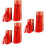 3Paires Bambou Rouge Pour Performance Scène 9