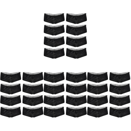 32Pièces Culottes Jetables Noires Respirantes Pour Spa 2