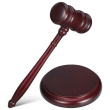 2Ensembles Marteaux De Juge En Bois Accessoires Pour Tribunaux
