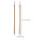 4Pièces Stylos Bambou Multiusages Pour Art 10