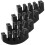 8Pièces Mute Violon Noir Caoutchouc Robuste Pour Pratique Efficace 3