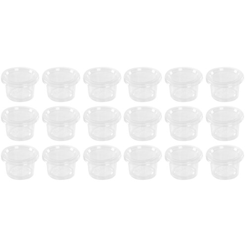 2Pièces Coupelles Jetables Transparentes En PP Pour Yaourt Sauce 1