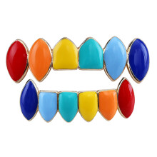 3Pièces Protection Brillante Brace Colorée Accessoires Dents