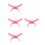 4Pièces Support Main Plastique Rose Ergonomique Pour Nail Tech 4
