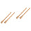 4Pièces Bois Beige Pour Outil De Jardin, Remplacement Durable 5
