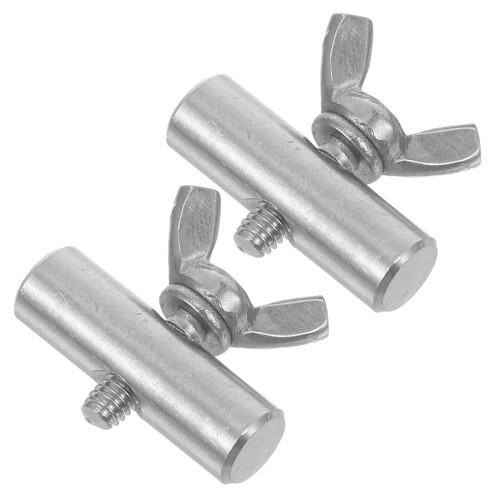 10Pièces Écrous Œillets Acier Inoxydable Argent Pour Usage Domestique 1