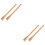 4Pièces Bois Beige Pour Outil De Jardin, Remplacement Durable 7