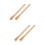 4Pièces Bois Beige Pour Outil De Jardin, Remplacement Durable 8