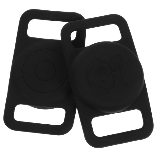 8Pièces Protection Silicone Noir Élégant Durable Simple 2
