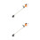 2Pièces Mini Tondeuse PVC Orange Accessoires Maison 7