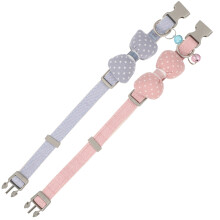 4Pièces Colliers Pour Chat Nœud Multi-Couleurs