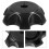 6Pièces Bouchon Réservoir Atv Protection Noir Mat PP 9