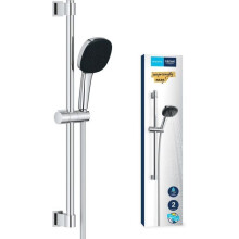 Shower set with 2-jet hand shower, bar and hose - GROHE Vitalio Comfort 110 26398001 - Easy selection - Water saving