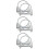 6Pièces Clamp Pour En Acier Inoxydable Accessoire Durable 10
