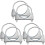 6Pièces Clamp Pour En Acier Inoxydable Accessoire Durable 4