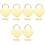 6Ensembles Cadenas Cœur Mini Dorés Décor Bureau 5