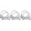 6Pièces Clamp Pour En Acier Inoxydable Accessoire Durable 6