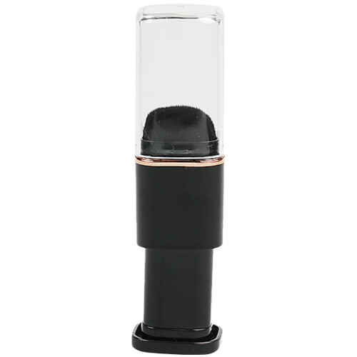 2Pièces Brosse Rétractable Noir Poudre Compact