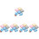 1000Pièces Lingettes Durable Double Face Varié 5