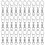 120Pièces Anneaux De Portables Rotation Flexible Argent 3