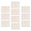 10Pièces Ensembles Bébé Jetables En Papier Pour Protection Table Beige 10