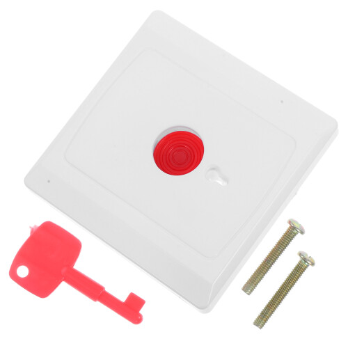 4Ensembles Boutons D'alarme ABS Clé Réinitialisable Pour Secours 1