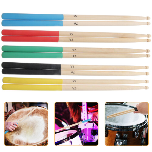 25Paires Baguettes 7A Bois D'érable Pour Batteurs