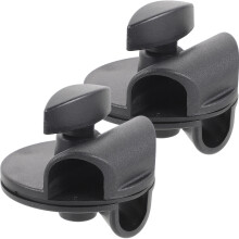 2Pièces Supports Microphone 360 Plastique Métal Clips Pour Bras Boom