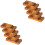 8Pièces Repose-Baguettes Cuillères Bois Support Utensiles Marron 3