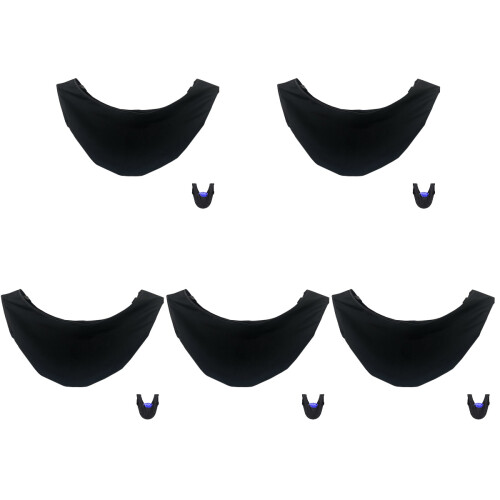 5Pièces Serviettes Noir Pour Bowling Nettoyage 1