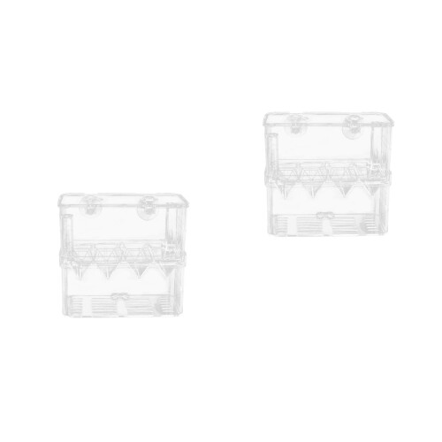 2St Viskweek Incubator Plastic Wit Met Scheidingswand En 2