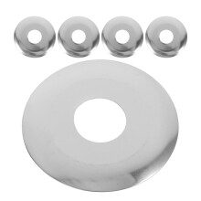 5Pièces Couvercles Inox Décoratifs Pour Tête De Sprinkleur Murale