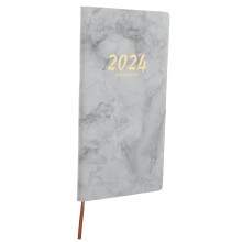 4St Grijs PU Notitieboek Planner Dagelijks Draagbaar Schrijfschrift